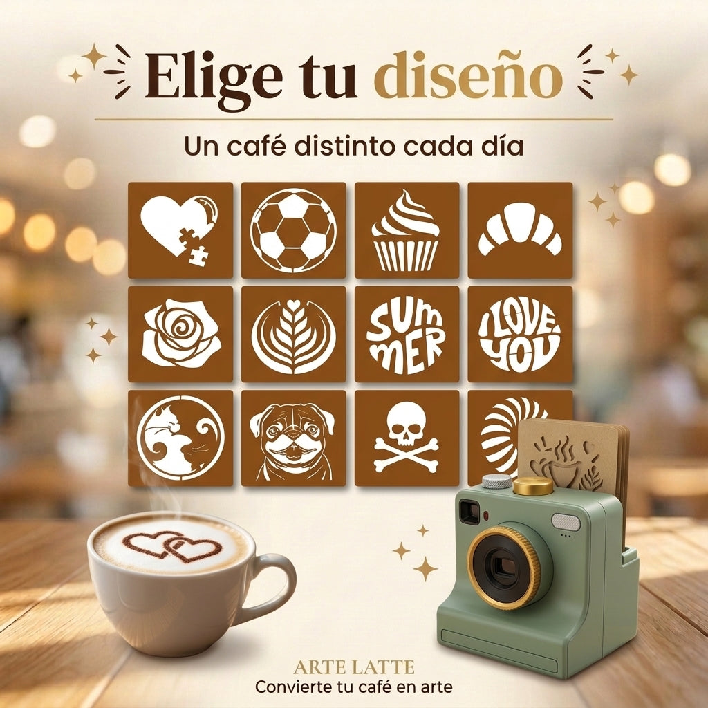 Tu diseño favorito, sobre tu café